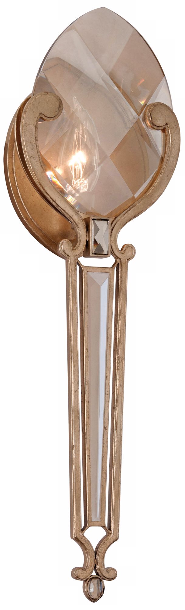 Corbett Femme Fatale Topaz Crystal 22 3/4" High Wall Sconce