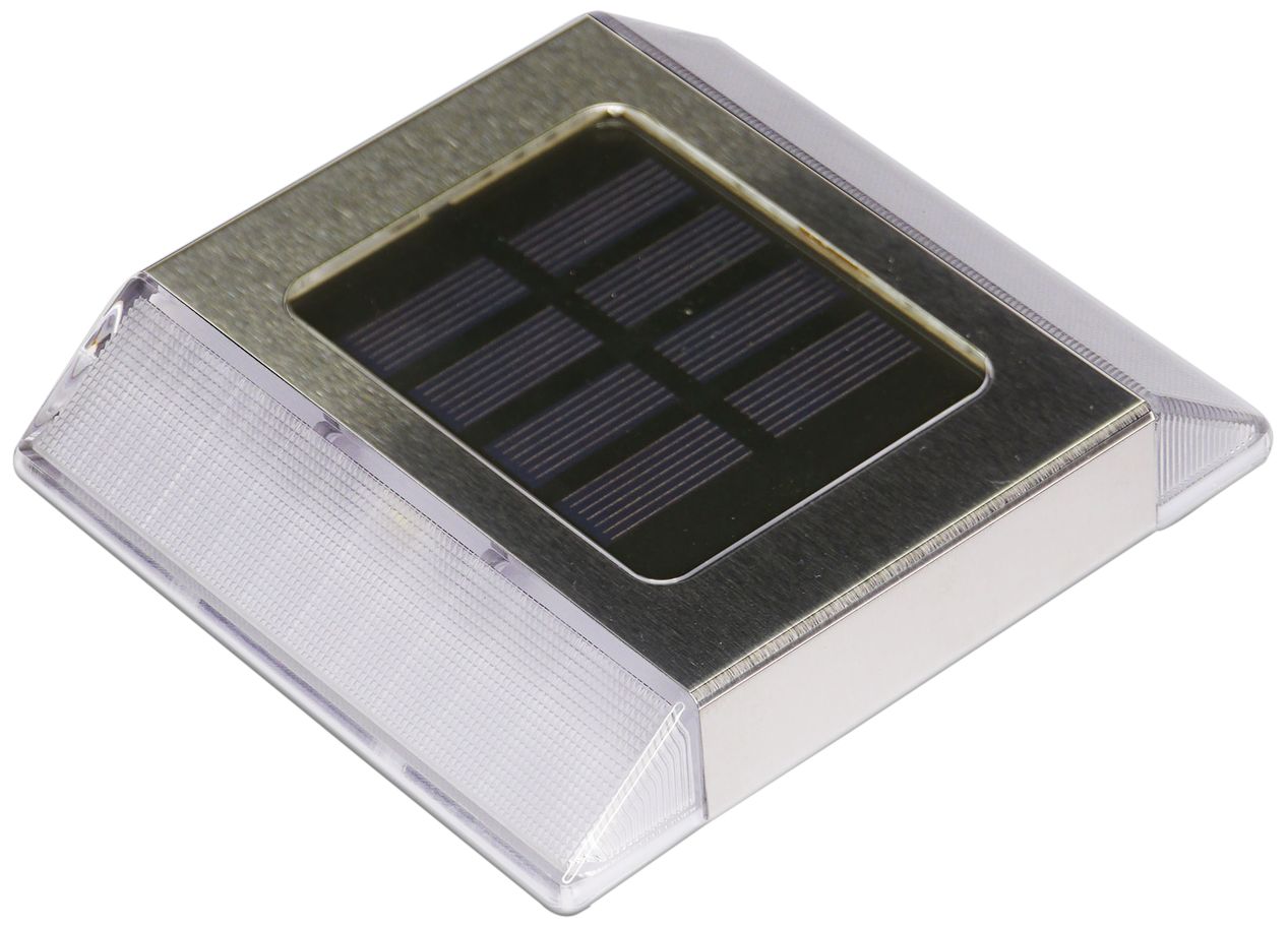 Bayonne 1" High Stainless Steel Outdoor Solar LED Path Light