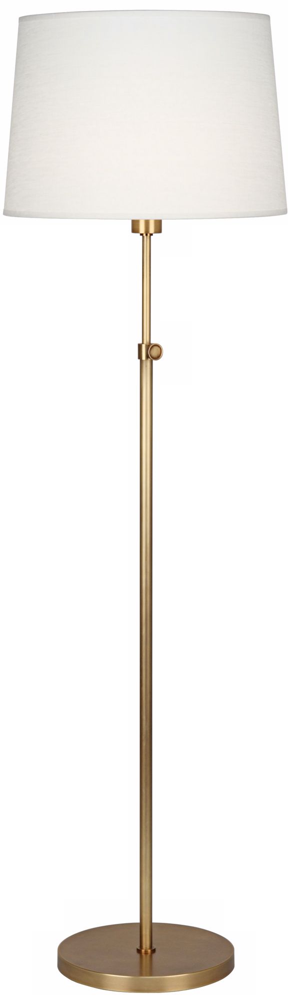 Robert Abbey Koleman Aged Natural Brass Club Floor Lamp ...