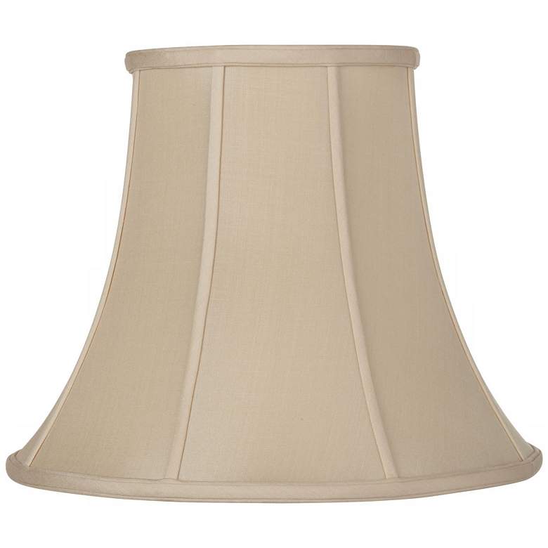 Image 1 Sand Silk Bell Lamp Shade 9x18x13.5 (Spider)