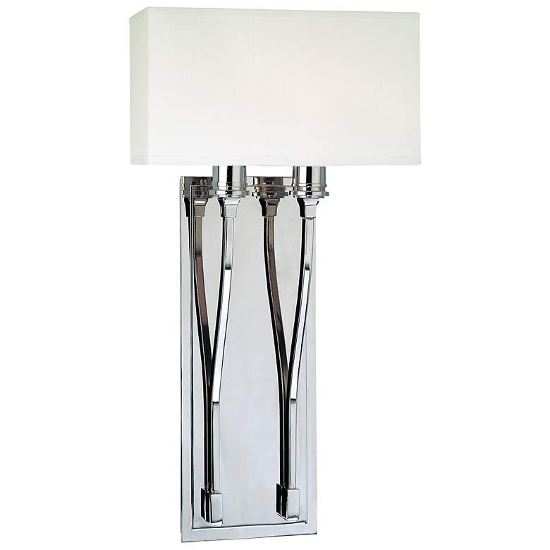 Hudson Valley Selkirk Polished Nickel 10&quot; Wide Wall Sconce