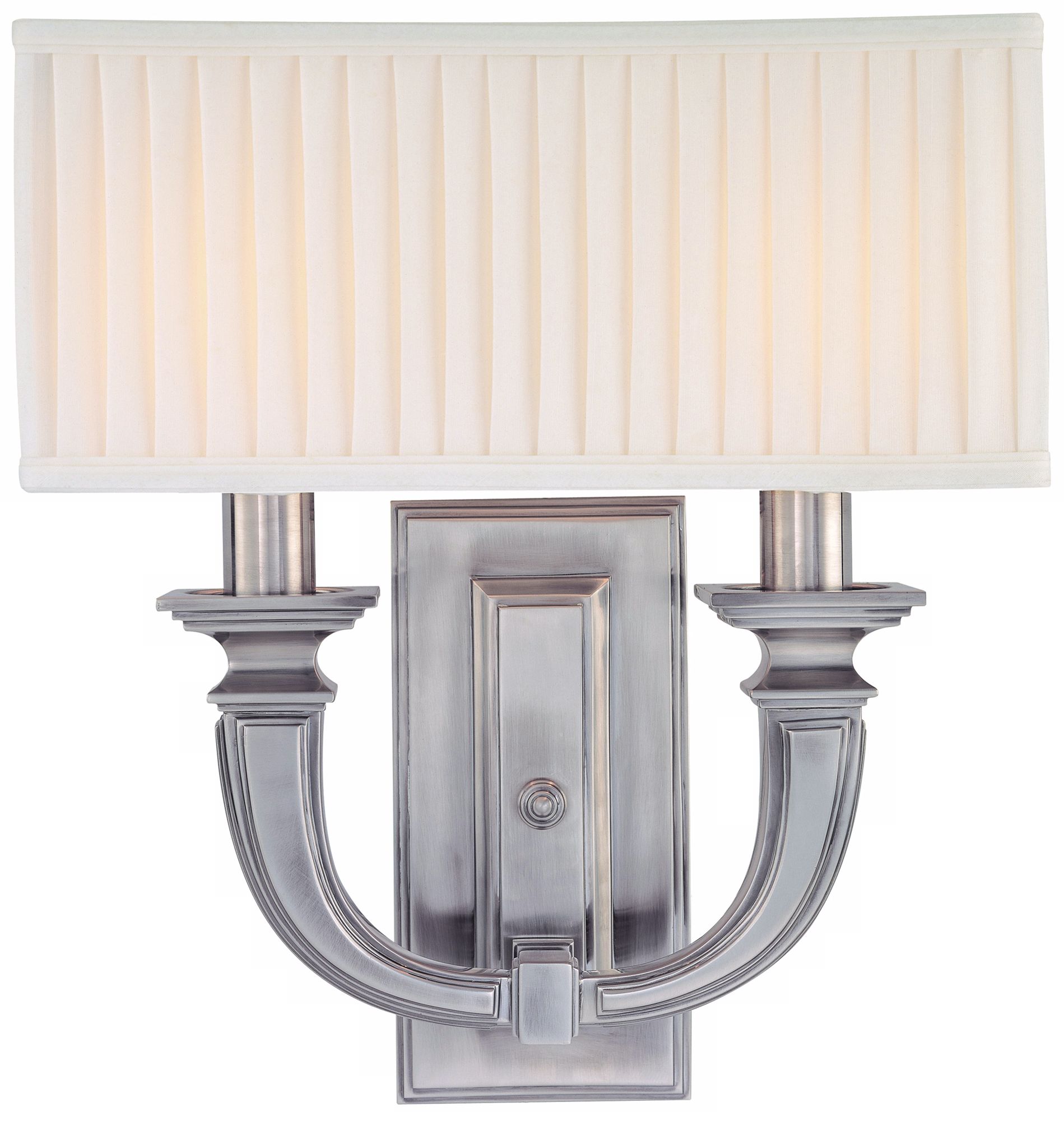 Hudson Valley Phoenicia Historic Nickel 2-Light Wall Sconce