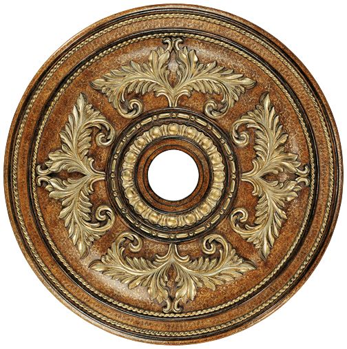 Pascola 30 1 2 Wide Venetian Patina Ceiling Medallion