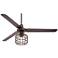 60" Turbina Cage Industrial Oil-Rubbed Bronze Ceiling Fan