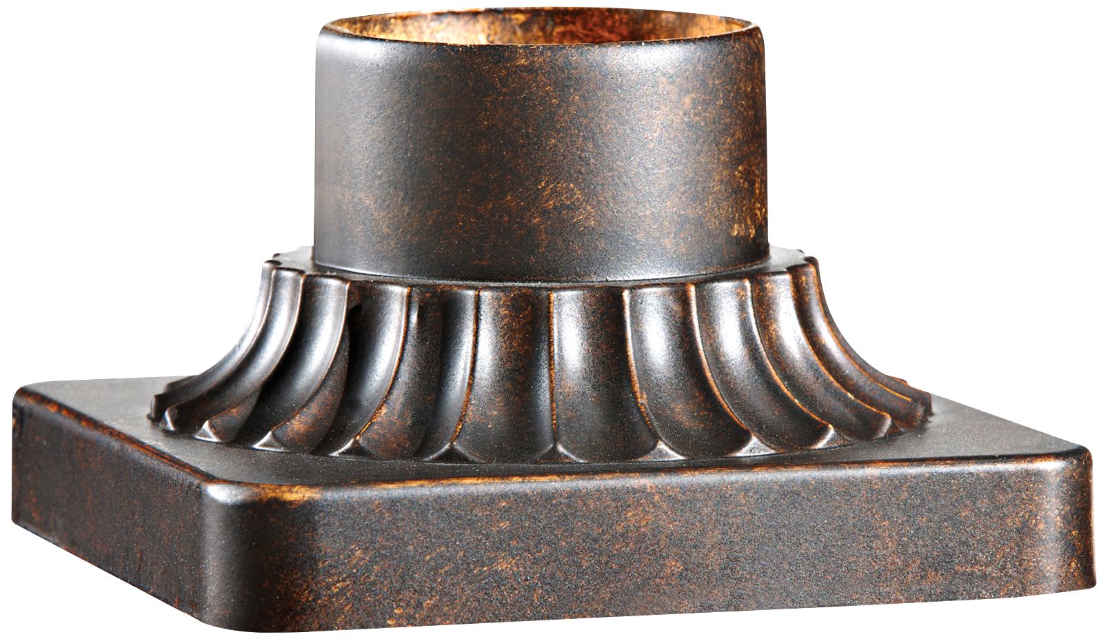 Feiss Pier-Mount Warm Walnut Outdoor Post Light Adapter