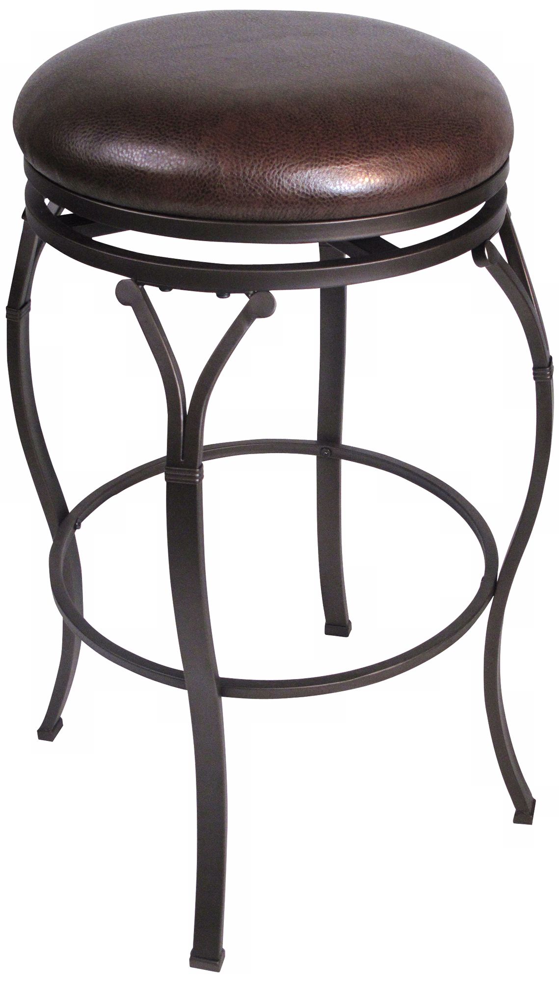 Hillsdale Lakeview Brown 24 1/2" Swivel Counter Stool