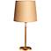 Holtkoetter Antique Brass Table Lamp with Kupfer Shade