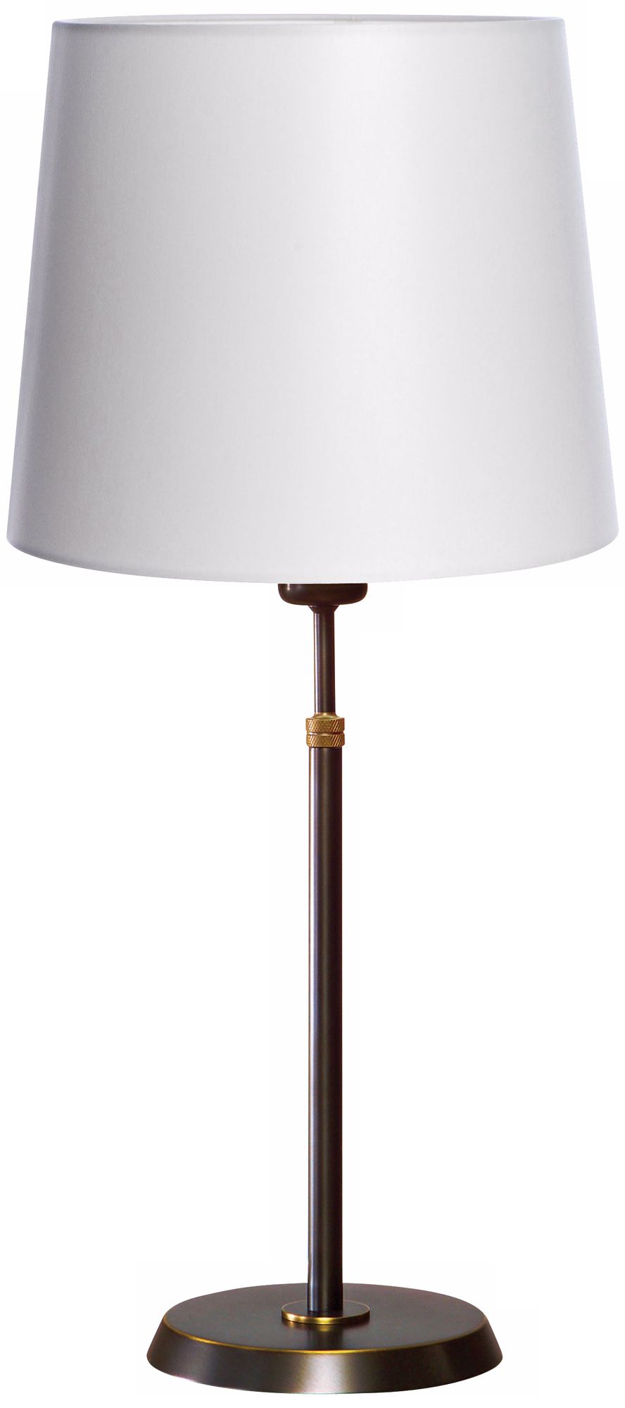 Holtkoetter Olde Bronze Lamp with Satin White Shade