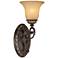 San Marino Bronze and Gold 14 1/2" High Wall Sconce