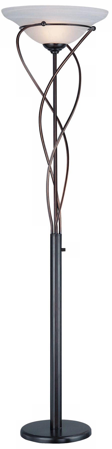 Lite Source Majesty Bronze Torchiere Floor Lamp