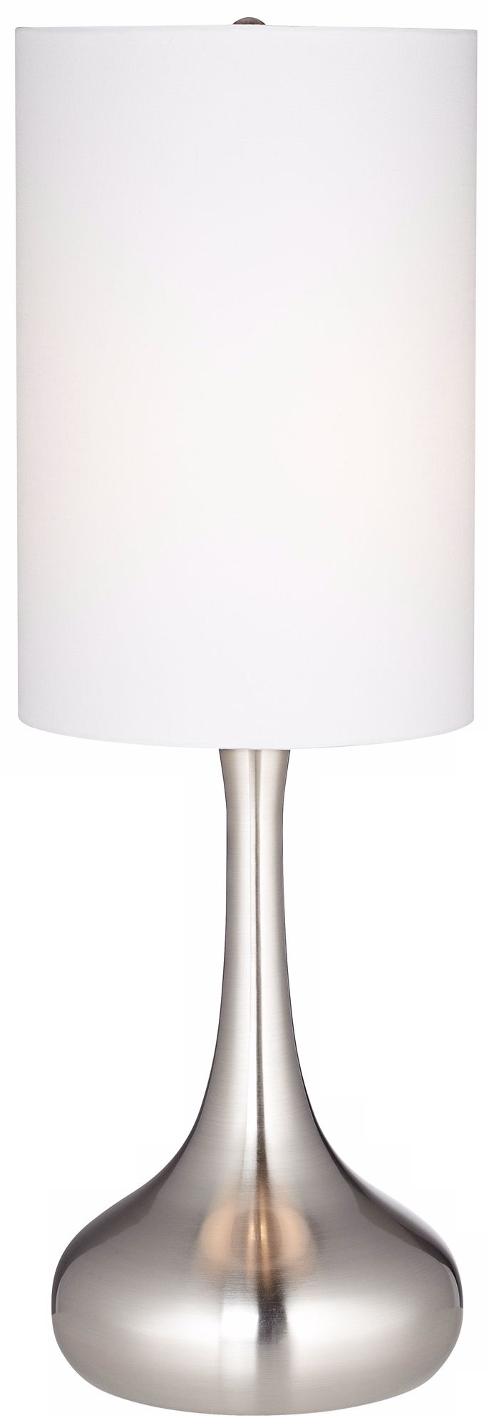 silver droplet table lamp