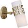 Jonathan Adler Parker Brass Plug-In Swing Arm Wall Lamp