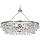 Robert Abbey 35&quot;W Bling 6-Light Large Crystal Chandelier