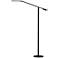 Gen 3 Equo Warm Light LED Black Floor Lamp with Touch Dimmer