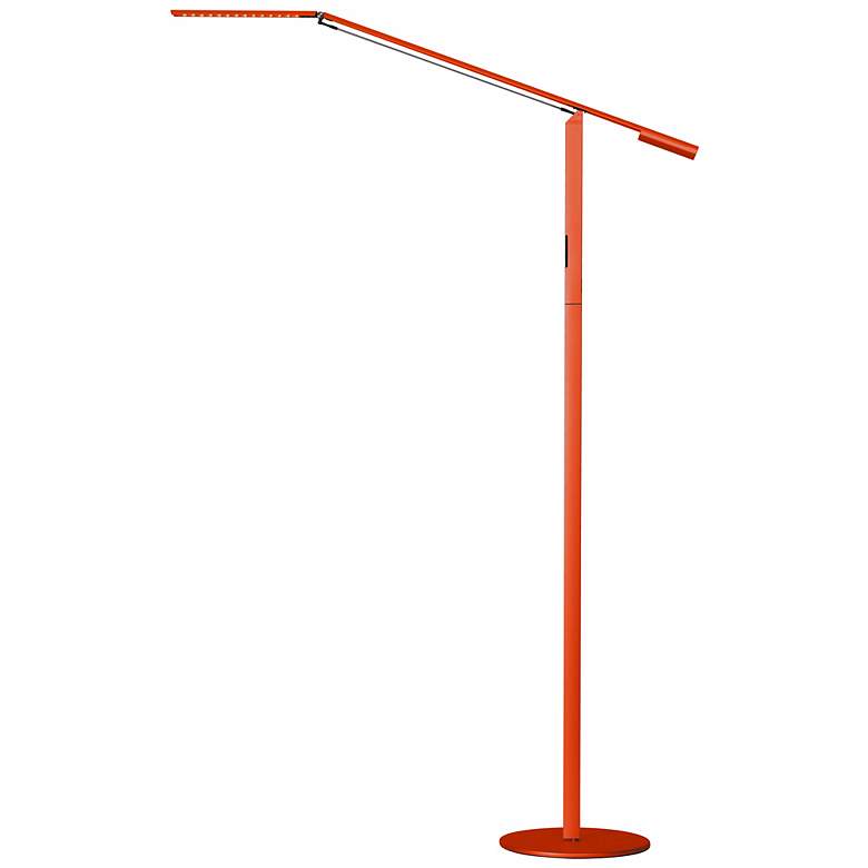 Gen 3 Orange Equo Daylight LED Touch Dimmer Floor Lamp