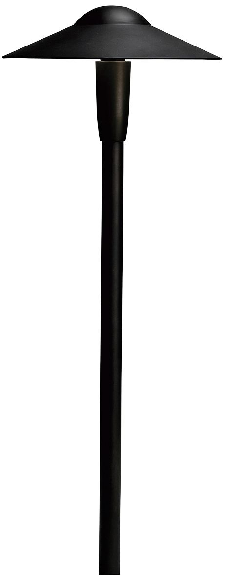 Kichler Landscape 8 1/4" Wide LED Black Dome Path Light