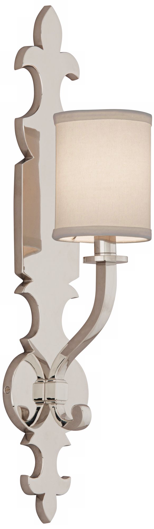 Corbett Esquire 23 3/4" High Polished Nickel Wall Sconce
