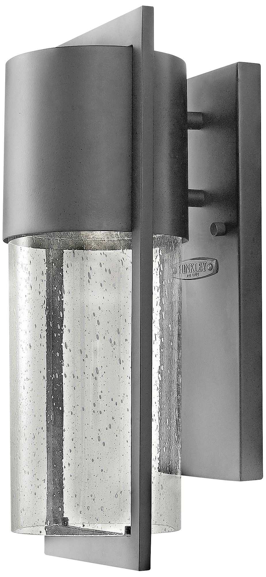 Hinkley Shelter 15 1/2"H LED Hematite Outdoor Wall Light