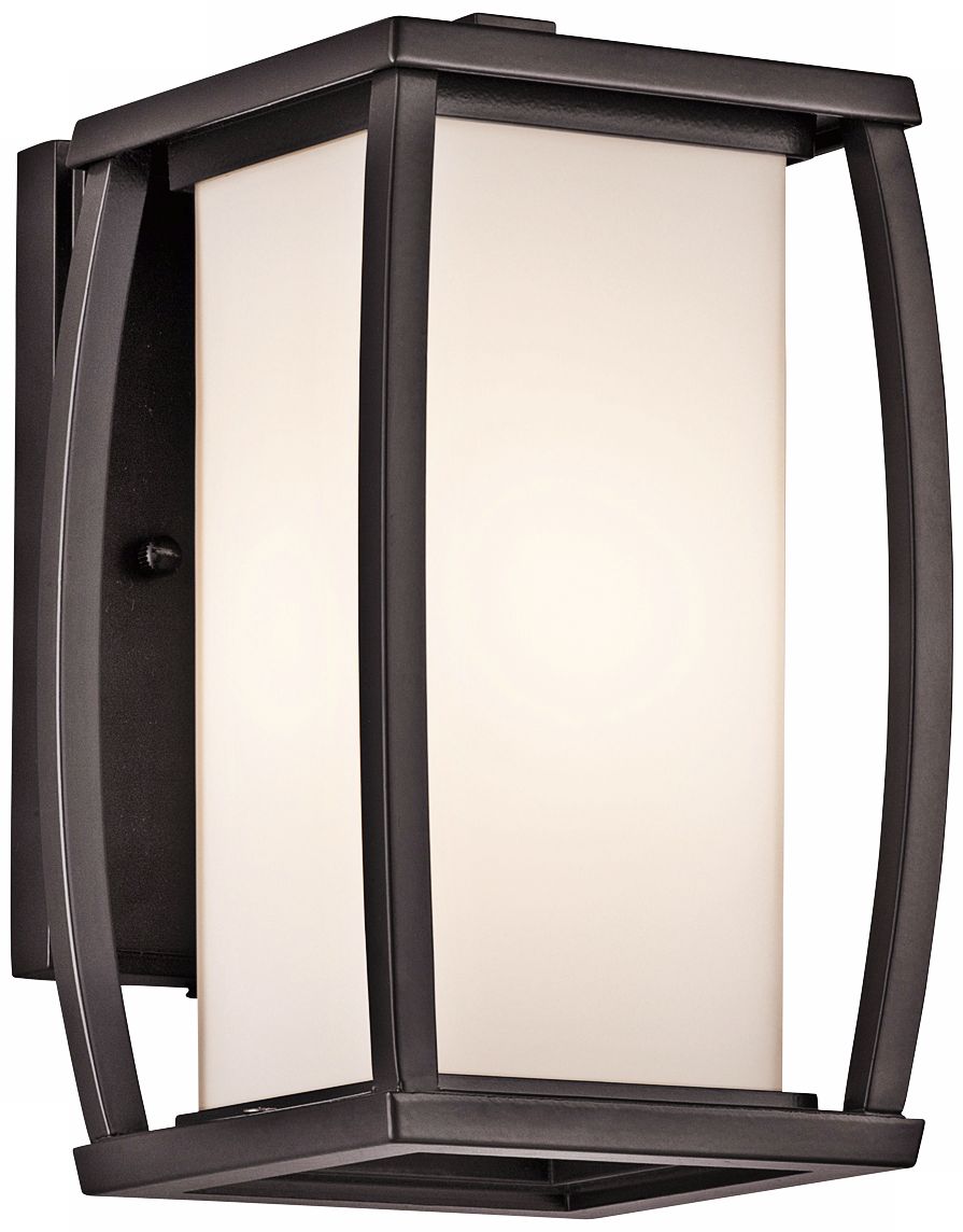 Kichler Bowen 9 1/2" High Bronze Outdoor Wall Light