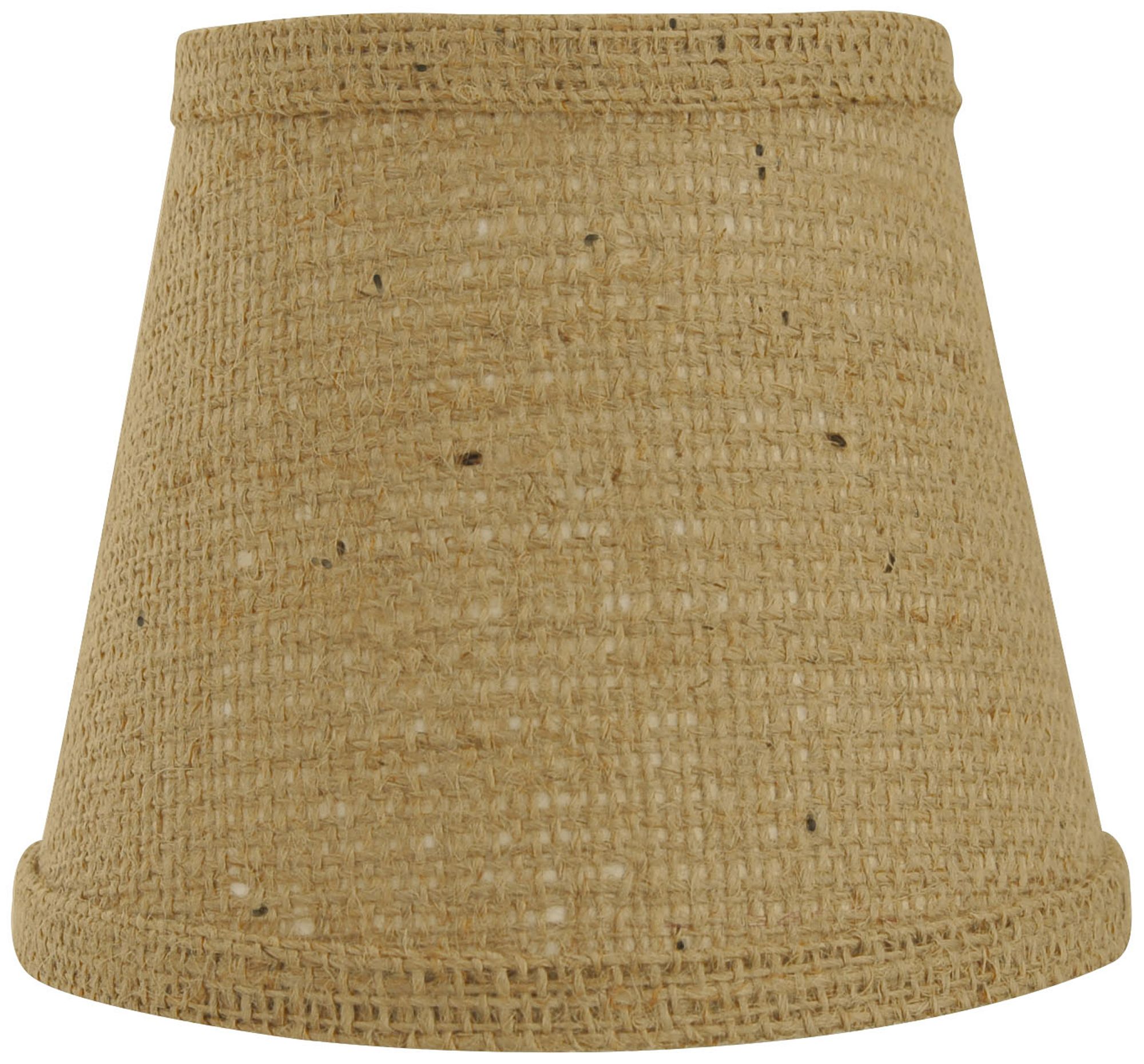 Natural Burlap Lamp Shade 8x14x10.25 (Spider)
