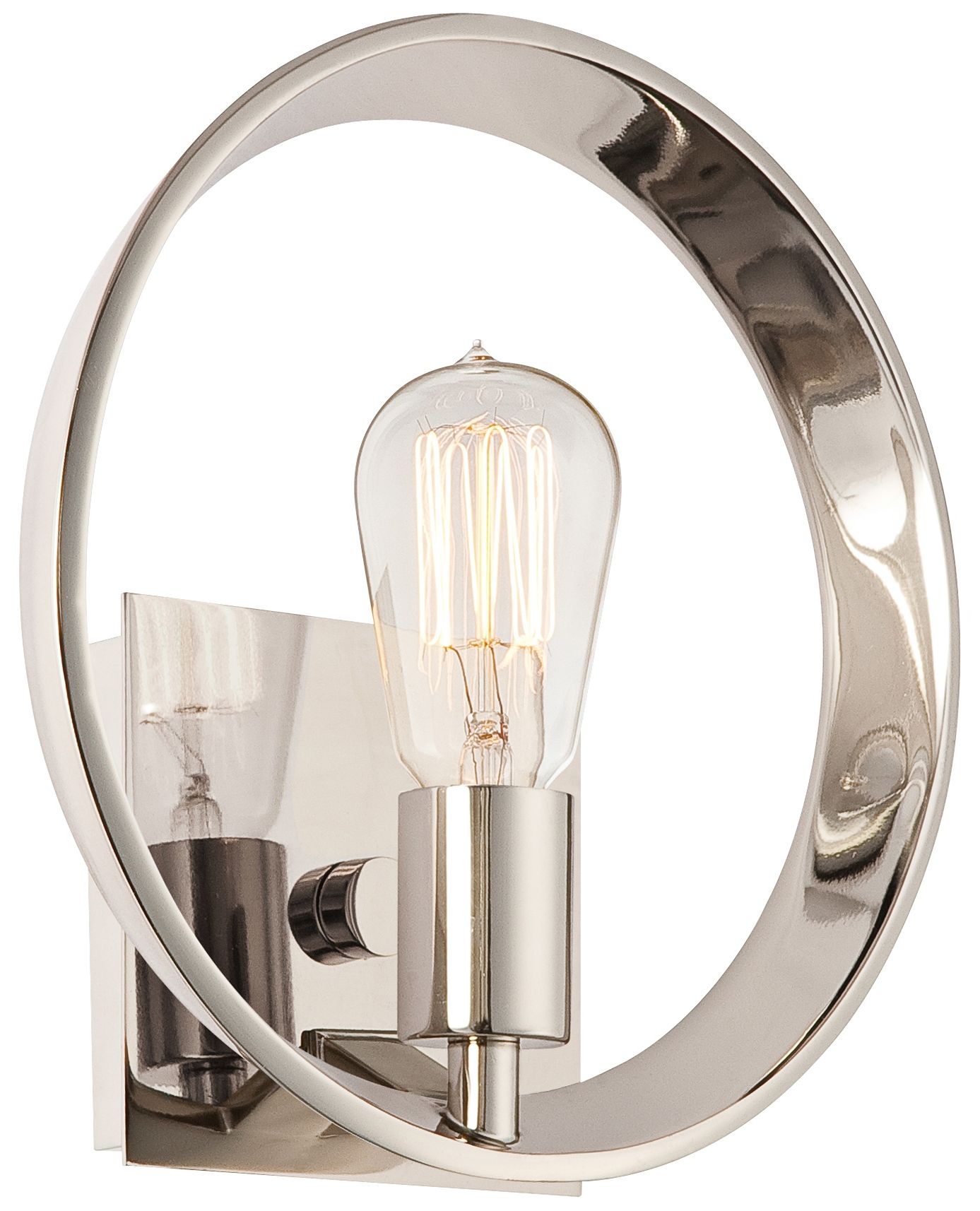 Quoizel Uptown Theater Row 10" Wide Silver Wall Sconce