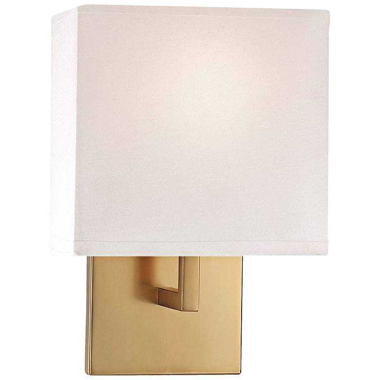 George Kovacs Honey Gold 11 1/4&quot; High Half-Shade Wall Sconce