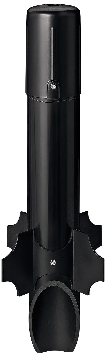 Hinkley 7" Wide Black Landscape Accessory Power Post