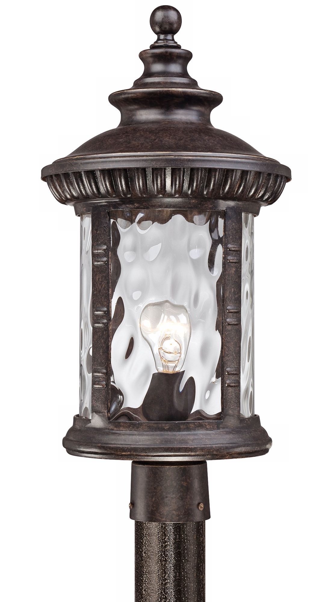 Quoizel Chimera 10 1/2" Wide Bronze Outdoor Post Light