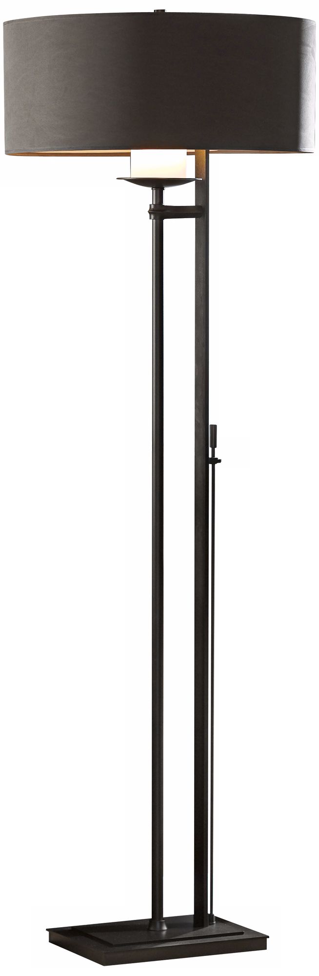 Hubbardton Forge Rook Dark Smoke Floor Lamp