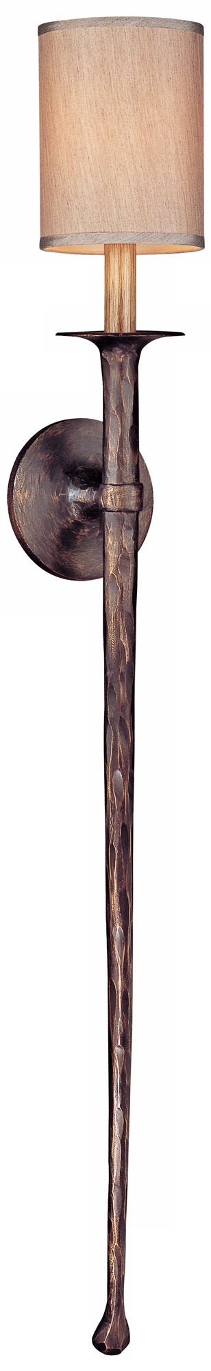 Faulkner 48" High Pompeii Bronze Wall Sconce