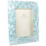 White Mother of Pearl 4x6 Photo Frame - #W5087 | Lamps Plus