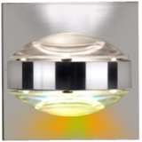 Besa Optos 3 1/2&quot; Wide Chrome Clear and Warm Wall Sconce
