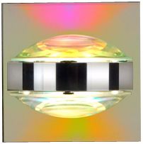 Besa Optos 3 1/2" Wide Chrome Cool and Warm Wall Sconce