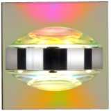 Besa Optos 3 1/2&quot; Wide Chrome Cool and Warm Wall Sconce