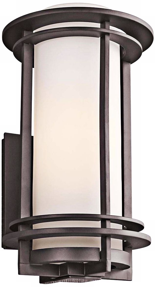Kichler Pacific Edge 16" High Bronze Outdoor Wall Sconce