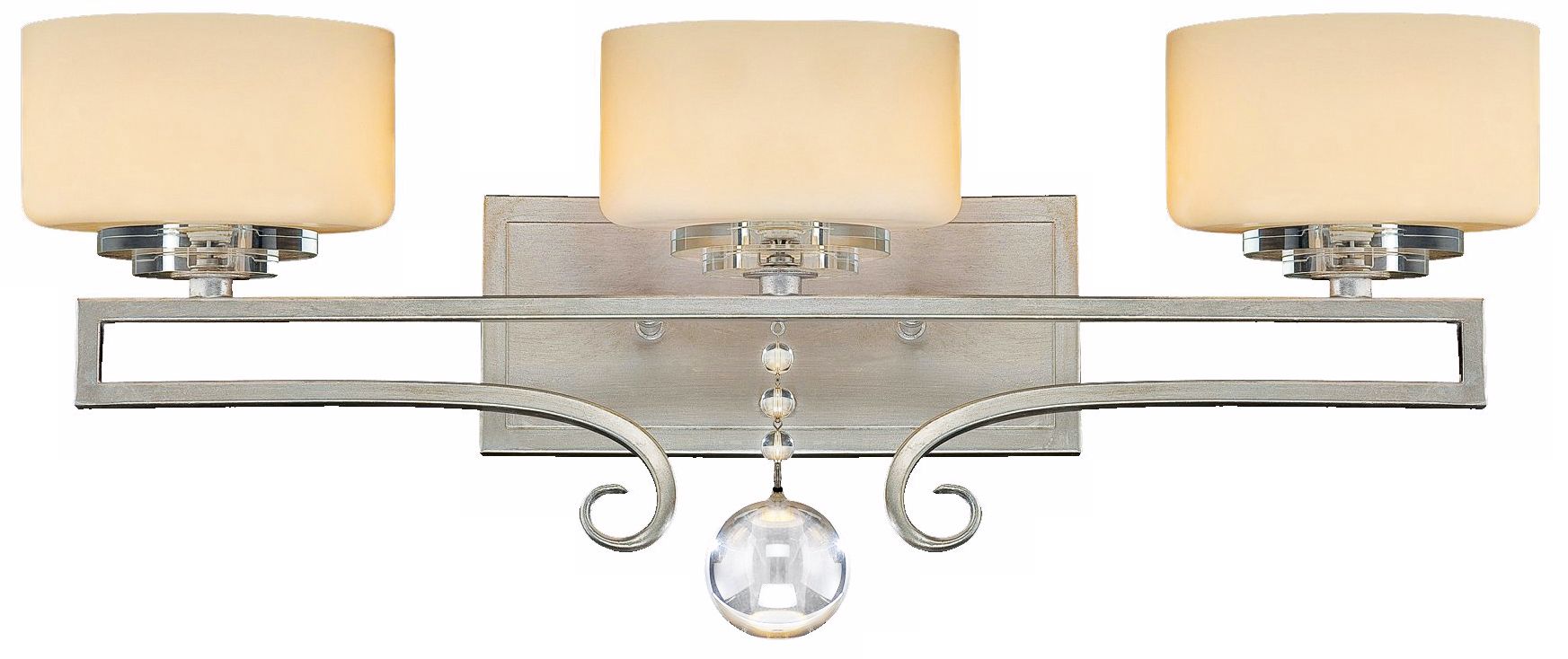 Rosendal Silver 3-Light 25 Wide Savoy House Sconce