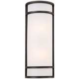 Bay View 20&quot; High Rubbed Bronze Outdoor Pocket Light