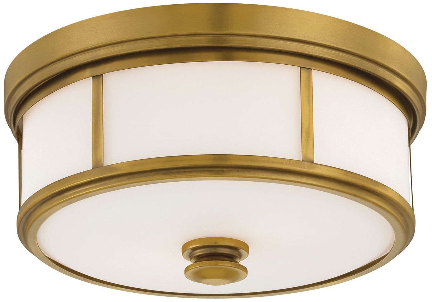 Harbour Point 13 1/2" Wide Liberty Gold Ceiling Light W6764 Lamps Plus