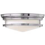Hinkley Hadley 14&quot; Wide Chrome Ceiling Light