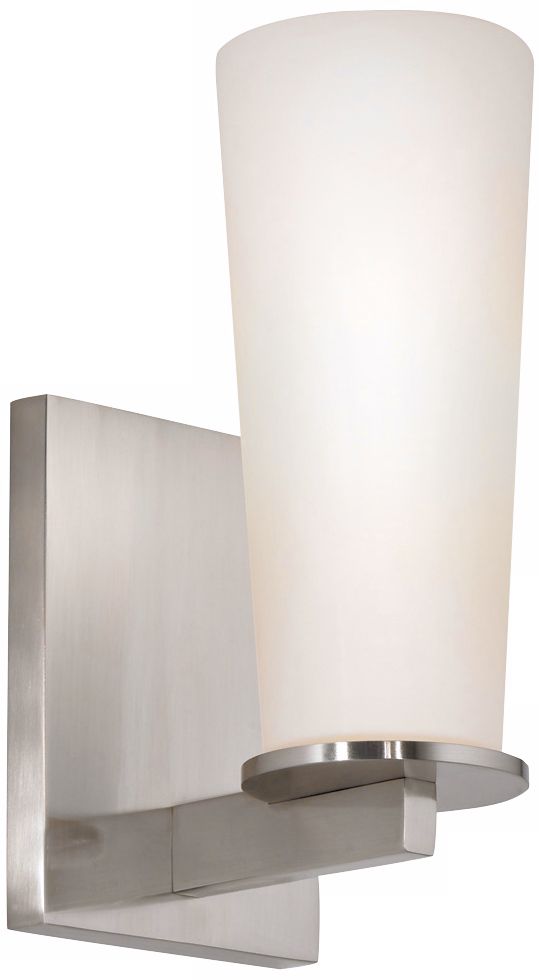 Sonneman High Line 9 1/2" Satin Nickel Wall Sconce