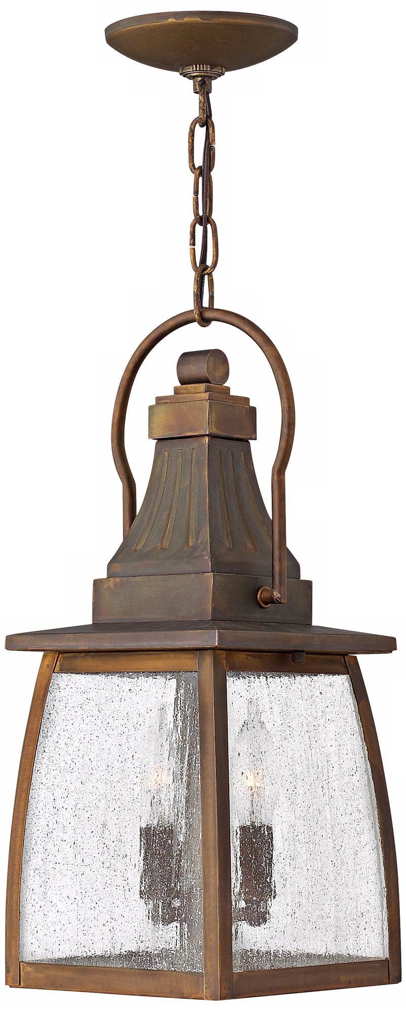 Hinkley Montauk Sienna 17 1/4" High Outdoor Hanging Light
