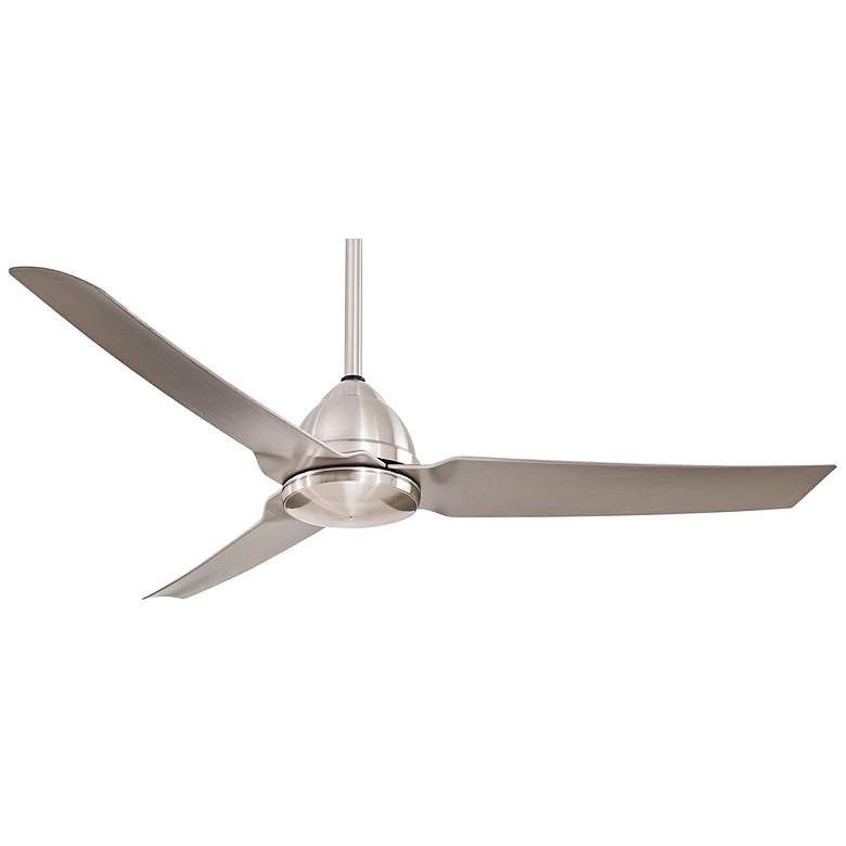 Image 2 54" Minka Aire Java Nickel Wet Location Modern Ceiling Fan with Remote