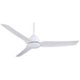 54&quot; Minka Aire Java Flat White Indoor-Outdoor Modern Ceiling Fan