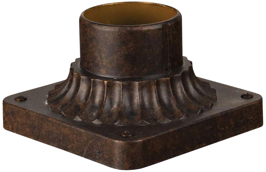 Peruvian Bronze Outdoor Post Mount Adaptor