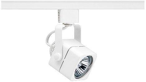 Juno Trac-Lites 50 Watt GU10 White Cast Cube Track Head