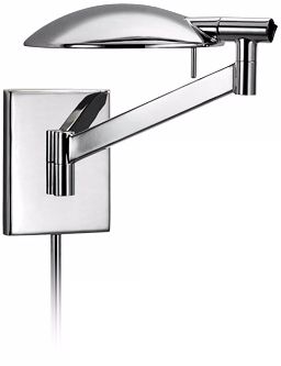 Sonneman Perch Chrome Plug-In Pharmacy Wall Lamp