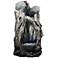 Rainforest 52" Rustic Waterfall Outdoor Fountain with Light