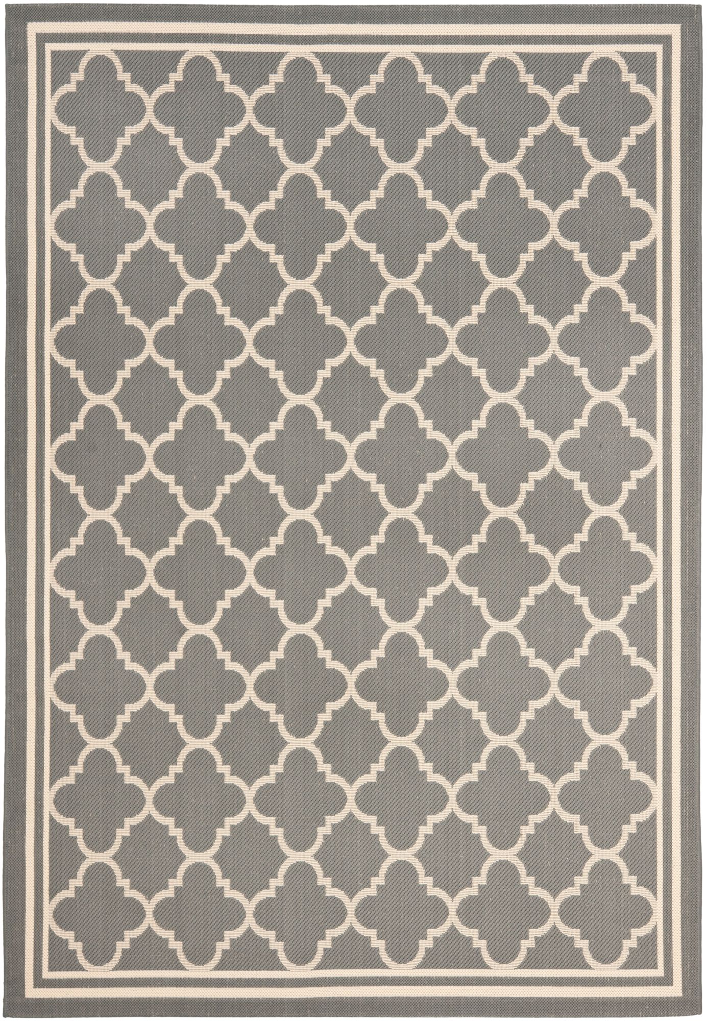 Courtyard Collection CY6918C Grey Area Rug