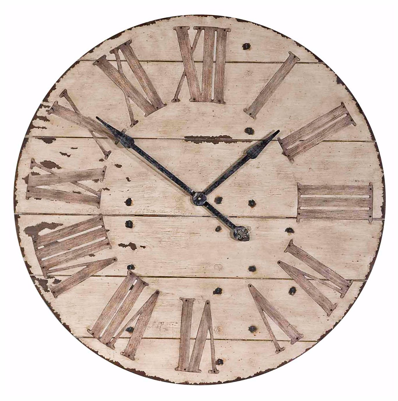Harrington 36" Wide Farmhouse Rustic Wall Clock by Uttermost