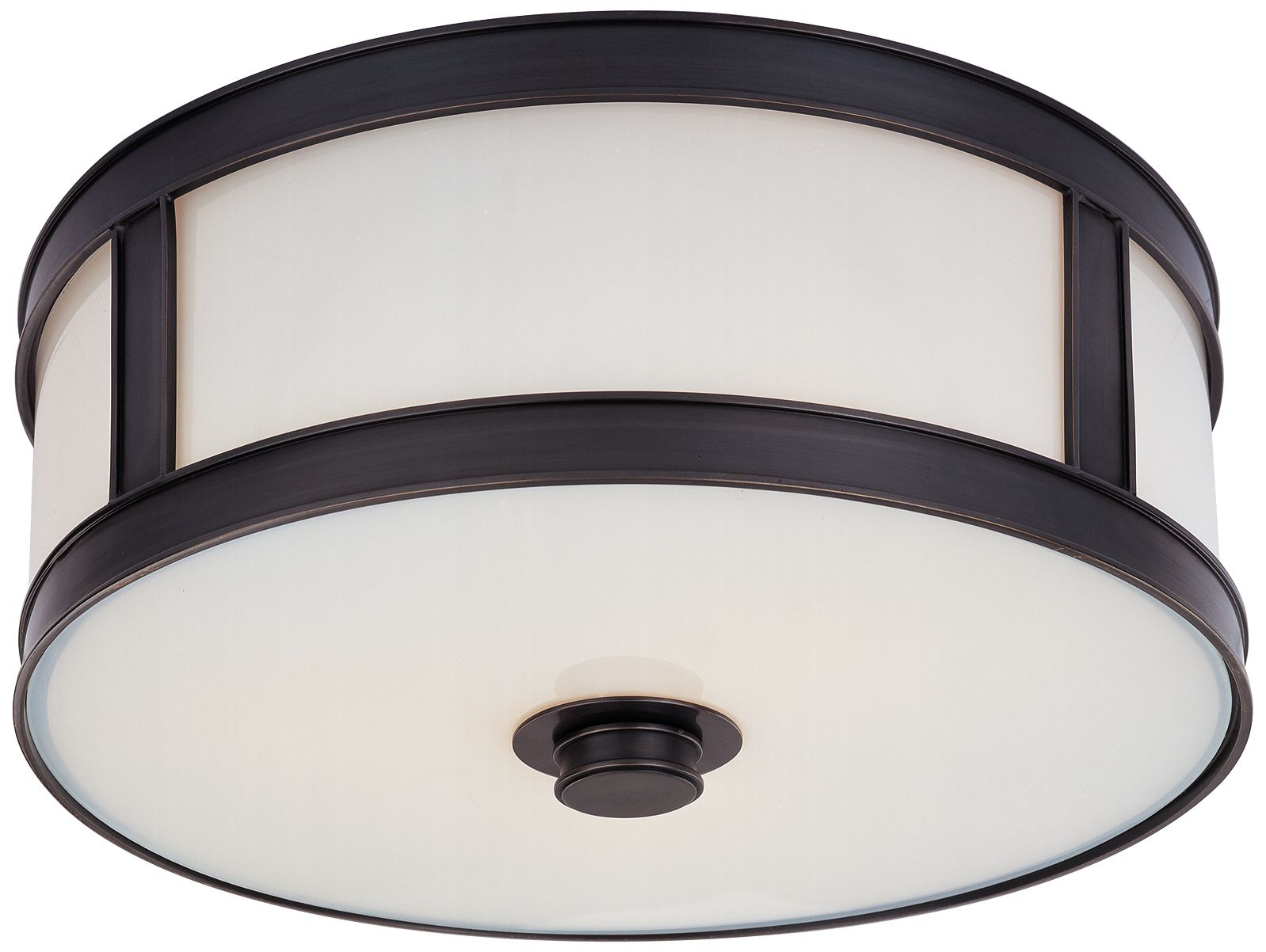 Hudson Valley Patterson 16"W 3-Light Bronze Ceiling Light